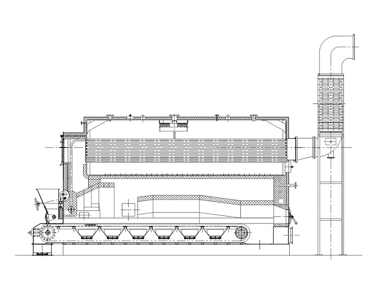 DZL series biomass-fired hot water boiler